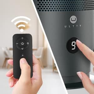 U ULTTY Remote Control for Air Purifier Fan with H13 HEPA | R21,R020,R022D